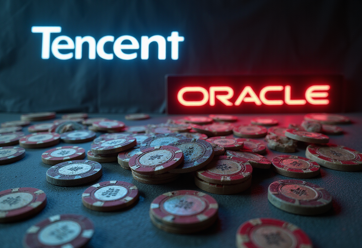 Tencent leases 100,000 AI chips from Oracle in a $7 billion five year deal - Startup Fortune